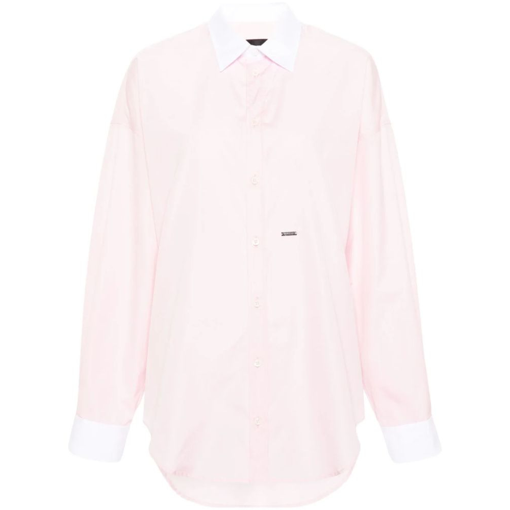 Chemise 'Contrasting-Collar' pour Femmes