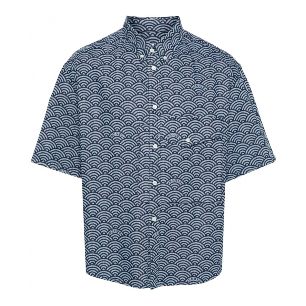 Men's 'Seigaiha' Short sleeve shirt