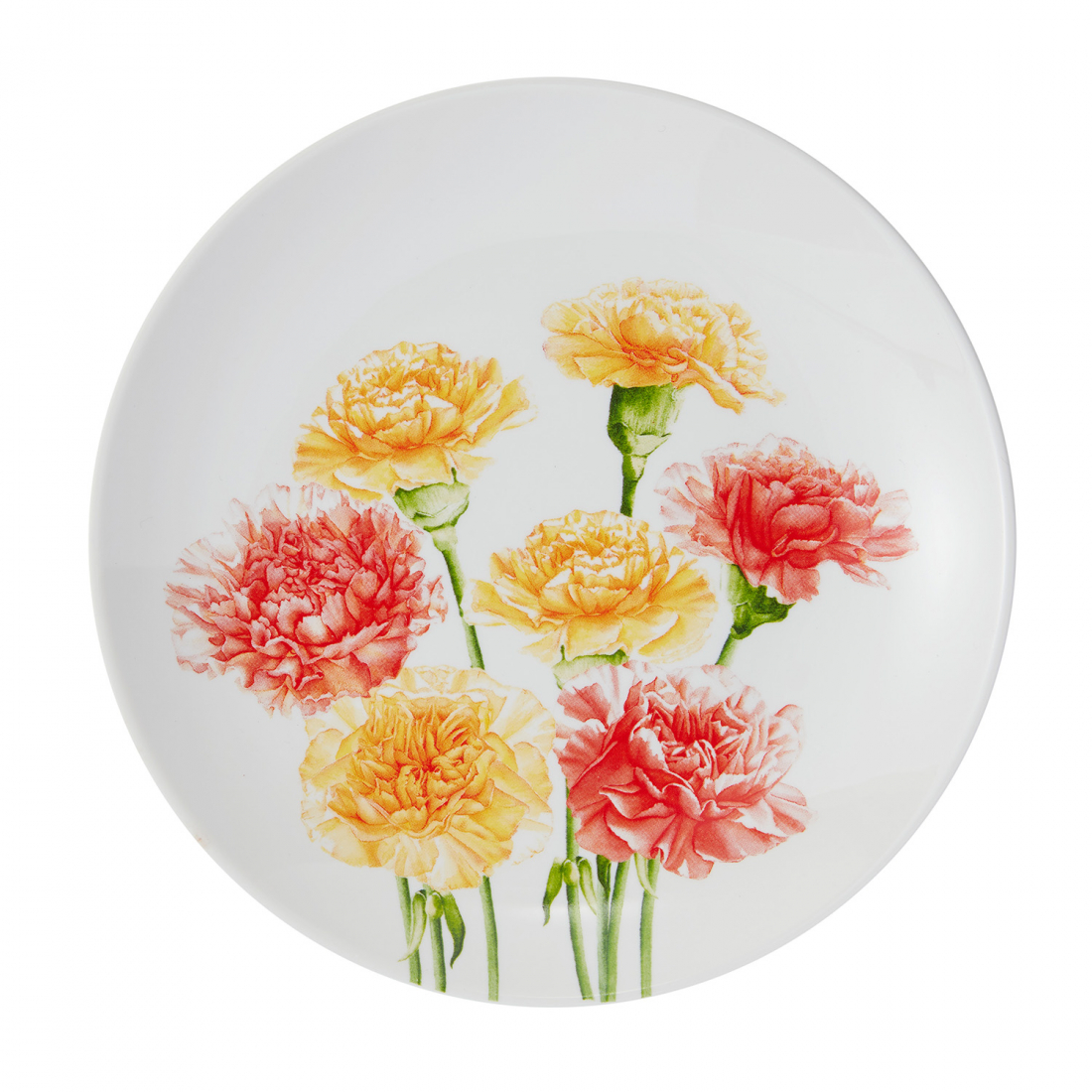 Lot De 6 Assiettes Floriade 23Cm Oeillet