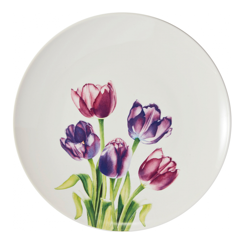 Lot De 6 Assiettes Floriade 19Cm Tulipe Amour