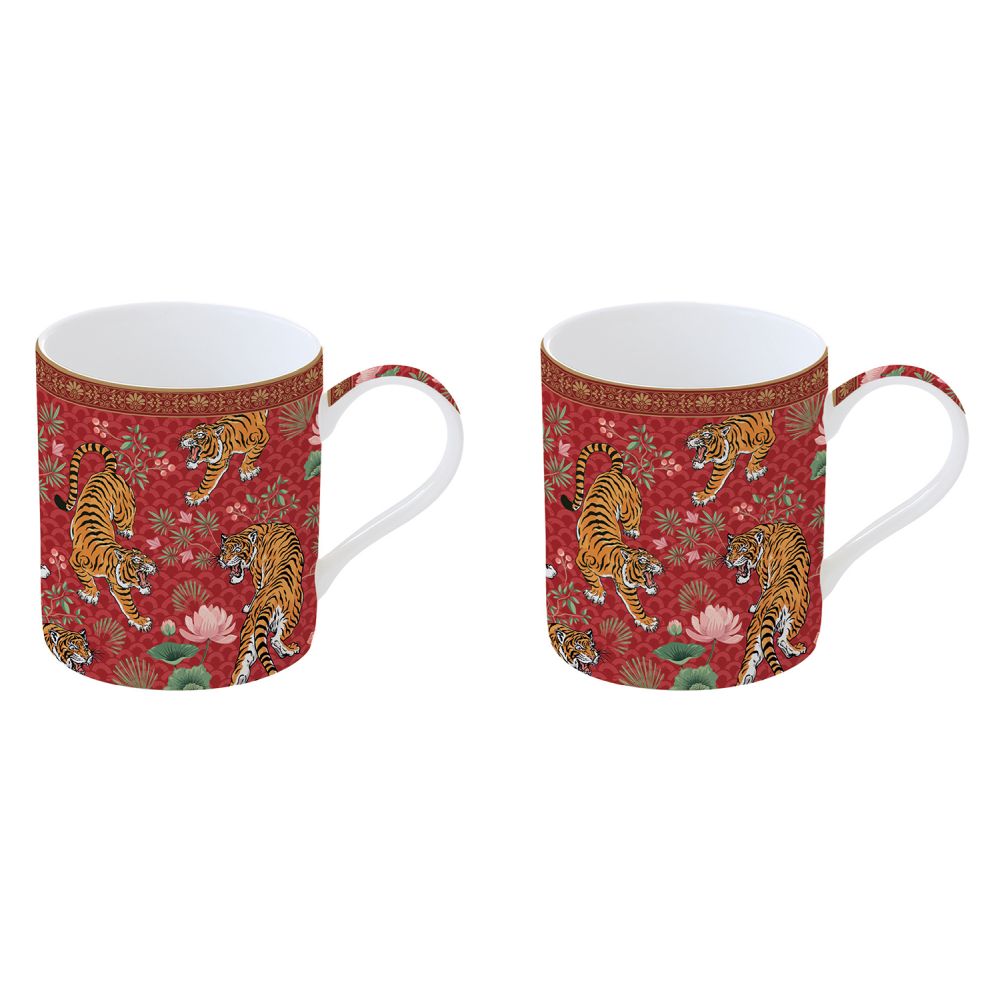 Set 2 High Quality Mugs 350ml In Color Box Bengala