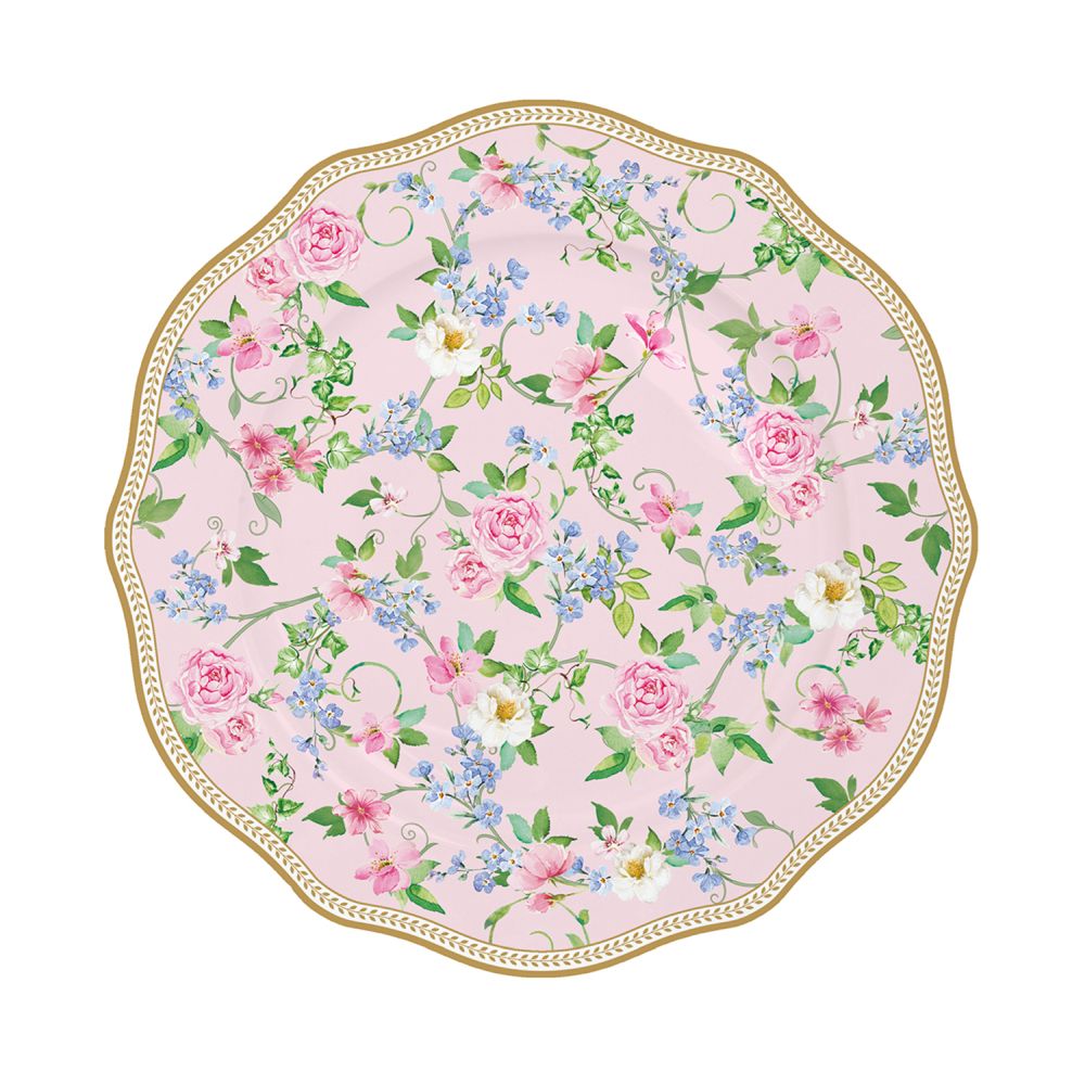 Set 6 Porcelain Side Plates Garden Joy - Vers.B