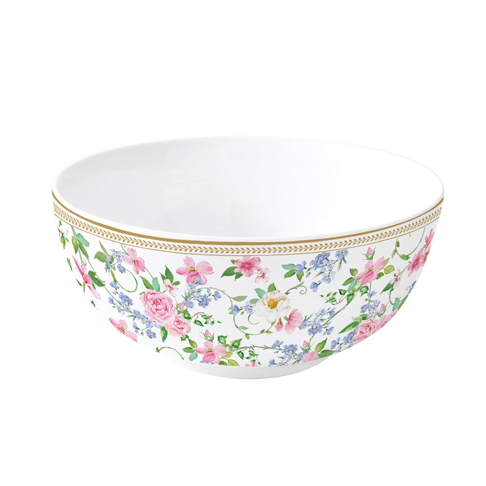 Set 4 Porcelain Bowls Garden Joy