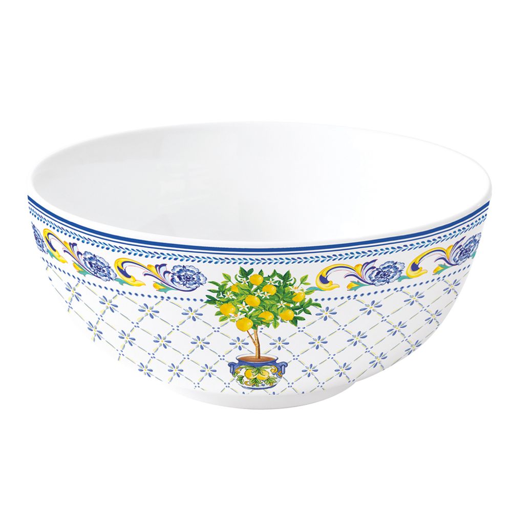 Set Of 4 Porcelain Bowl Positano