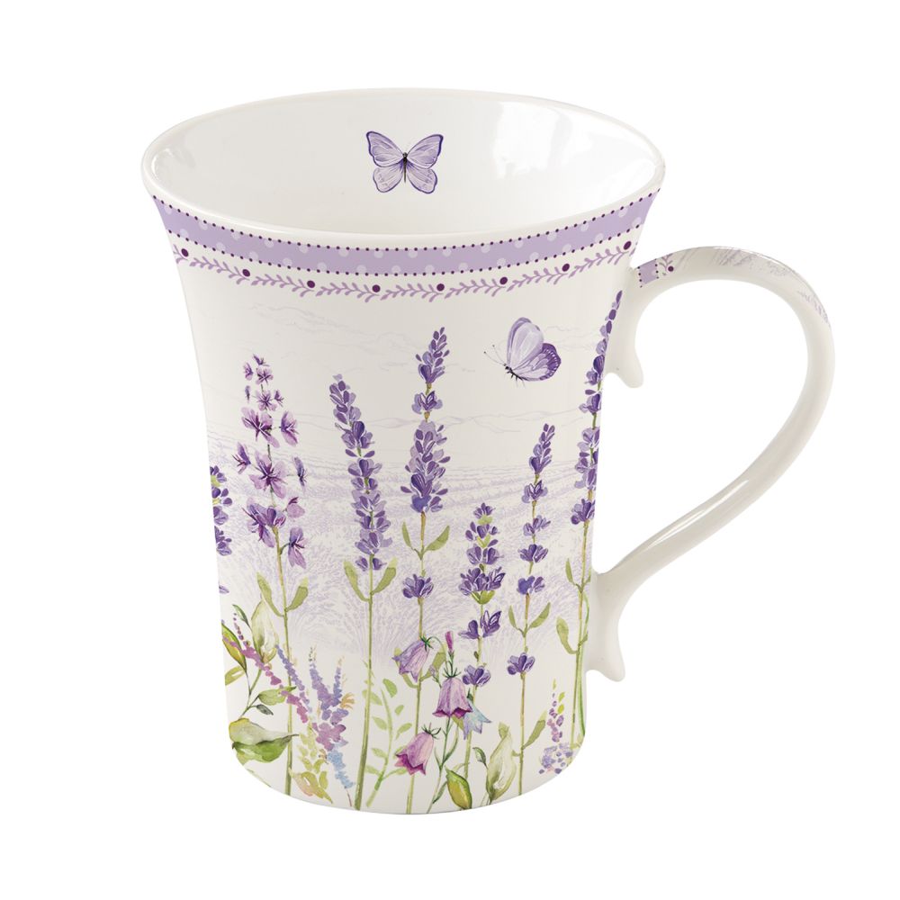 Mug 360ml In High Quality In Colour Box Lavender Field