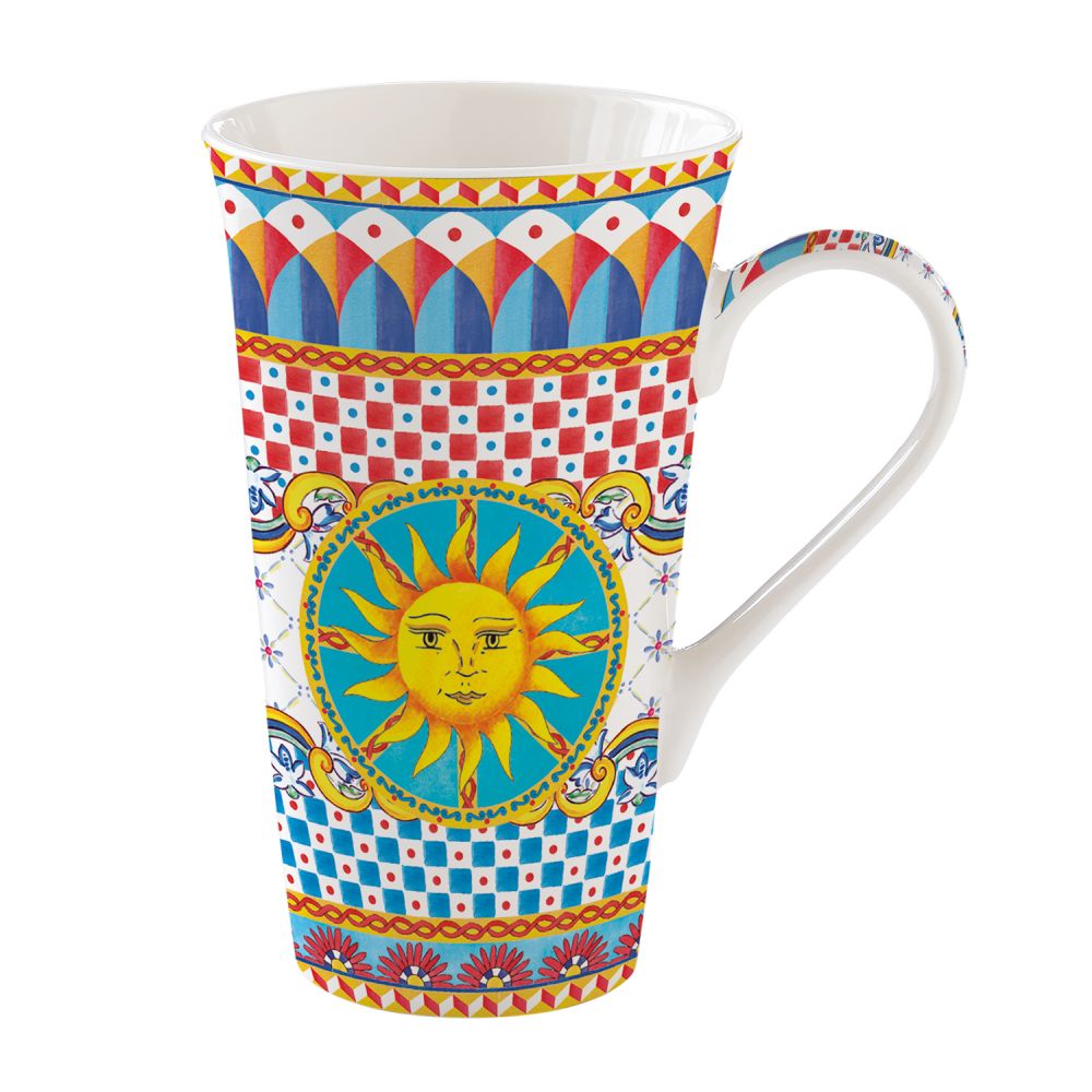 High Quality Mug 600ml in Color Box Sicily