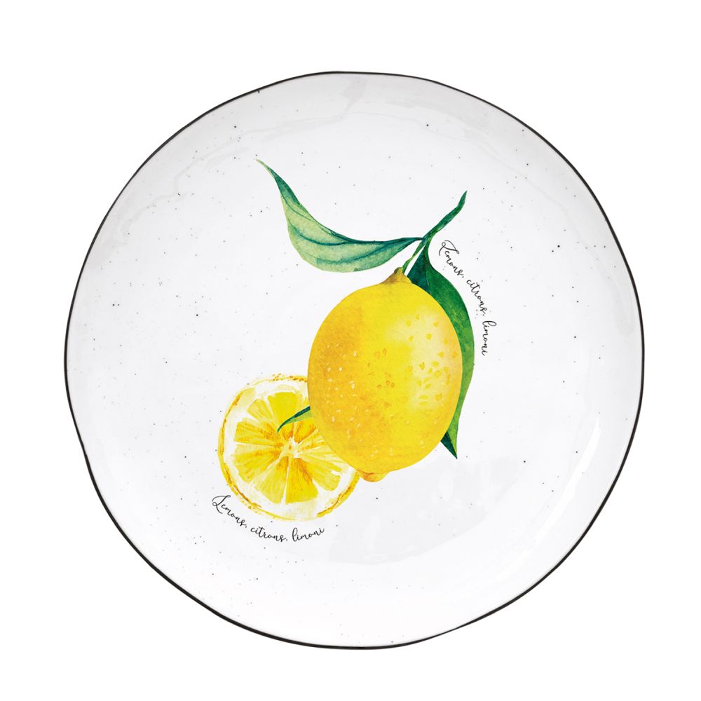 Set Of 4 Porcelain Side Plate Amalfi