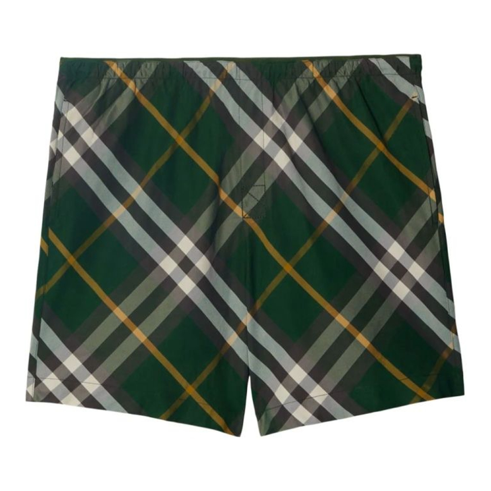 'Checkered' Badeshorts für Herren