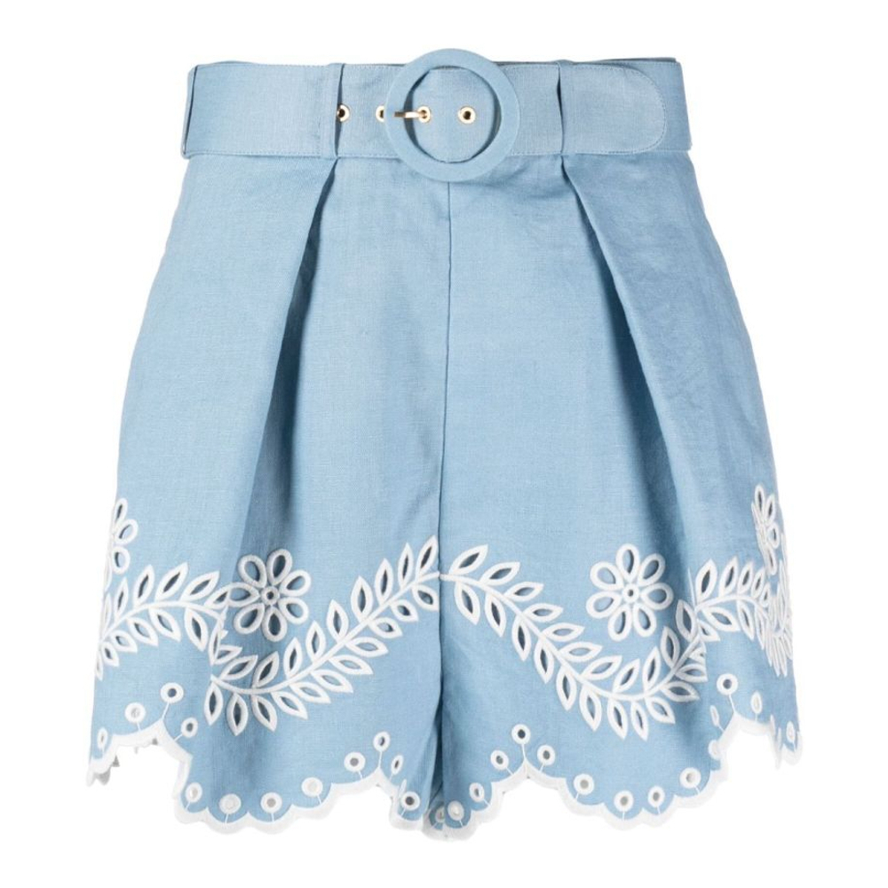'Junie Embroidered' Shorts für Damen