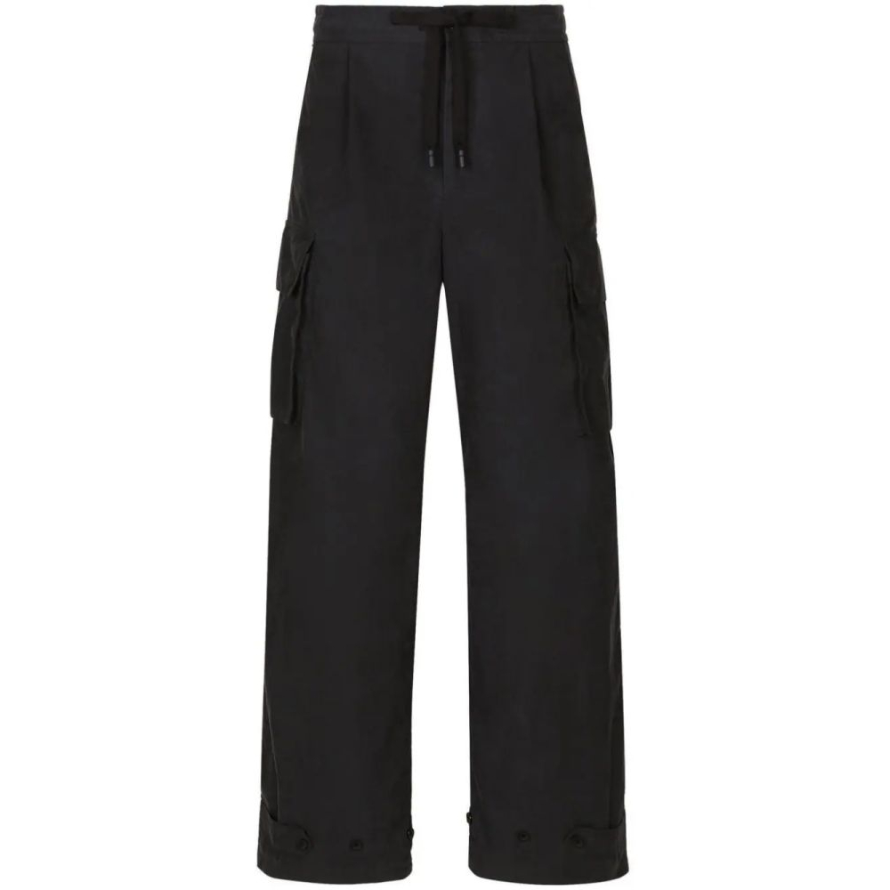 Men's 'Logo-Plaque' Cargo Trousers