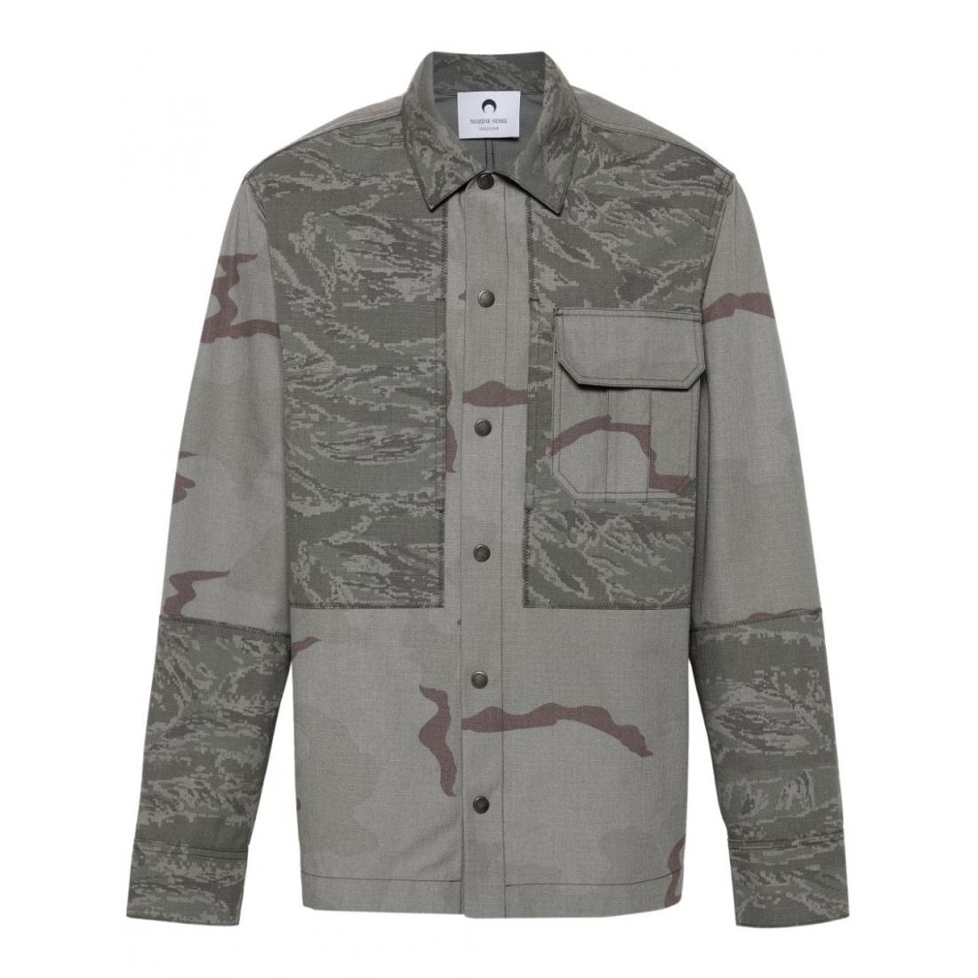 Men's 'Rispstop Classic-Collar' Overshirt