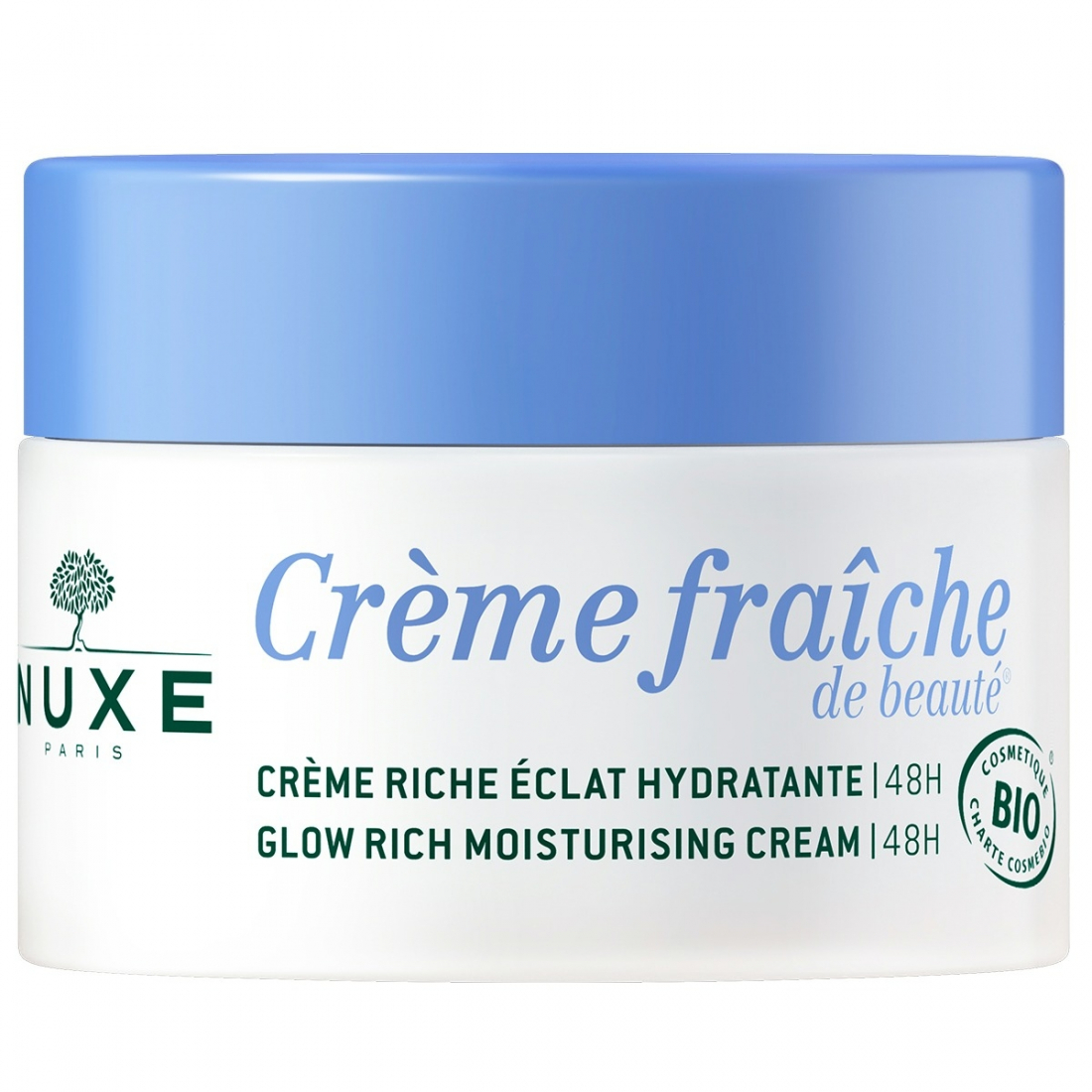 Crème Fraîche De Beauté® Crème Riche Éclat Hydratante 48H Certifiée Bio - 50 ml