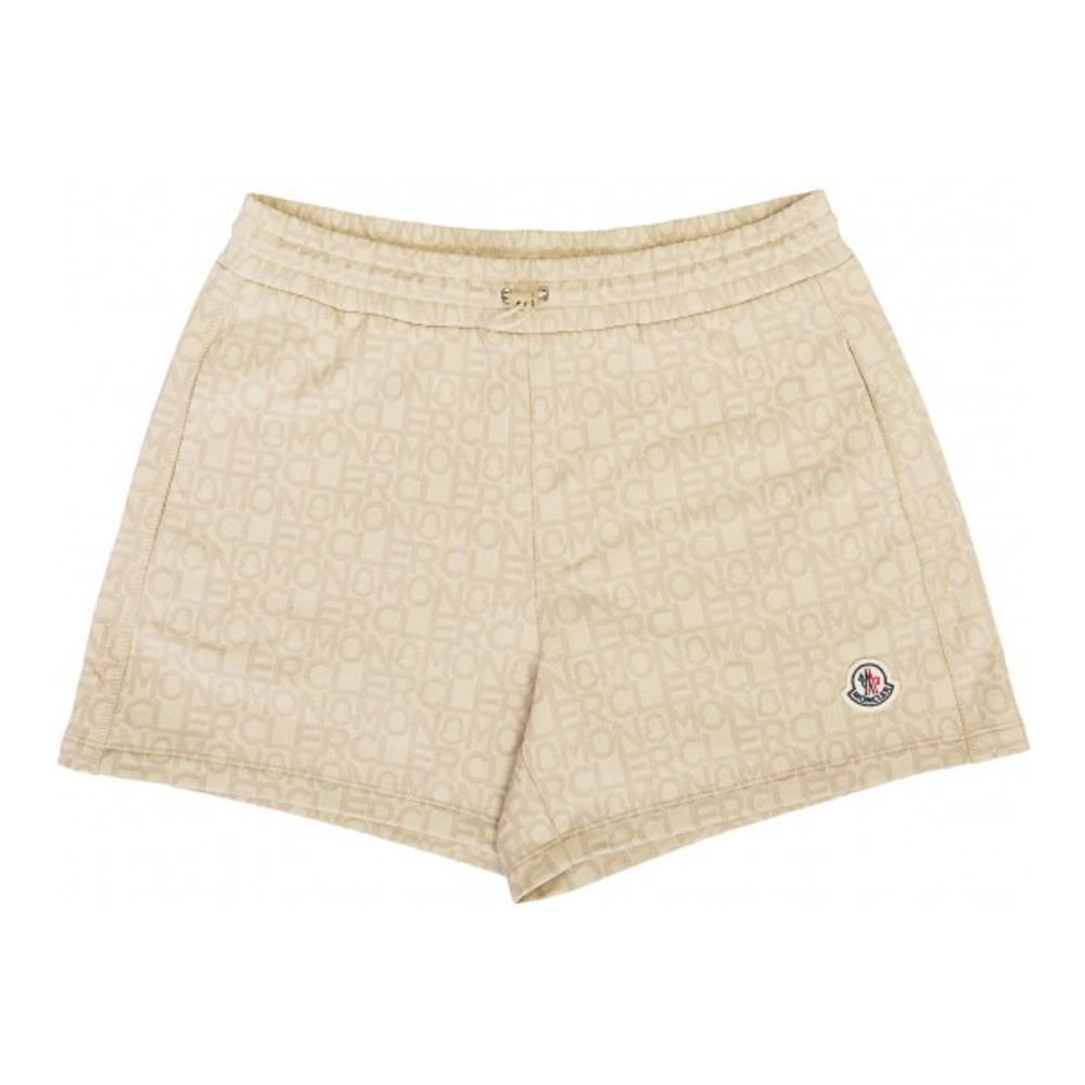 'Logo' Shorts für Damen