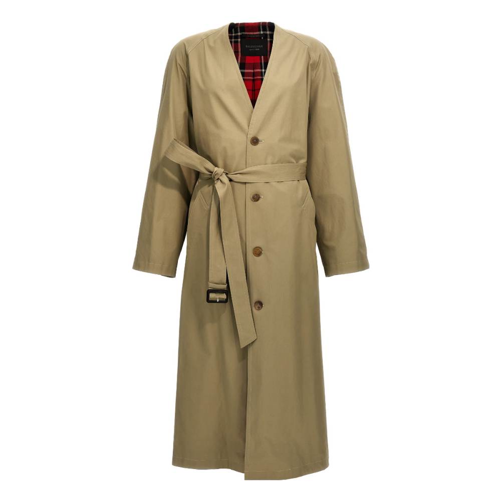 Women's 'Check' Trench Coat