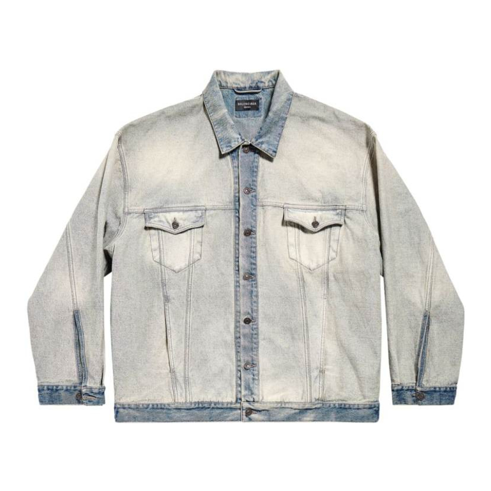 Veste en jeans 'Washed' pour Hommes