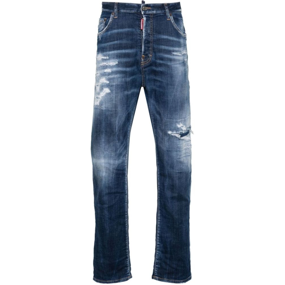 'Dark Ripped Cast Wash Bro' Jeans für Herren