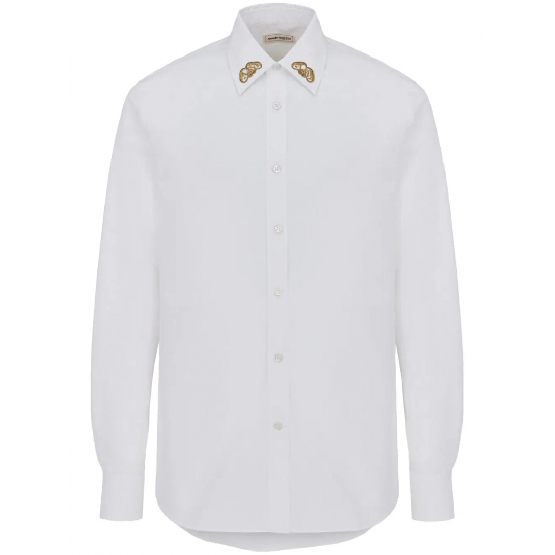 Chemise 'Embroidered-Collar' pour Hommes