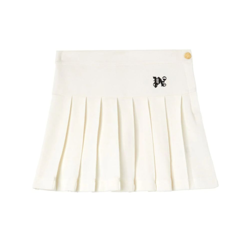 'Monogram-Embroidered Pleated' Mini Rock für Damen