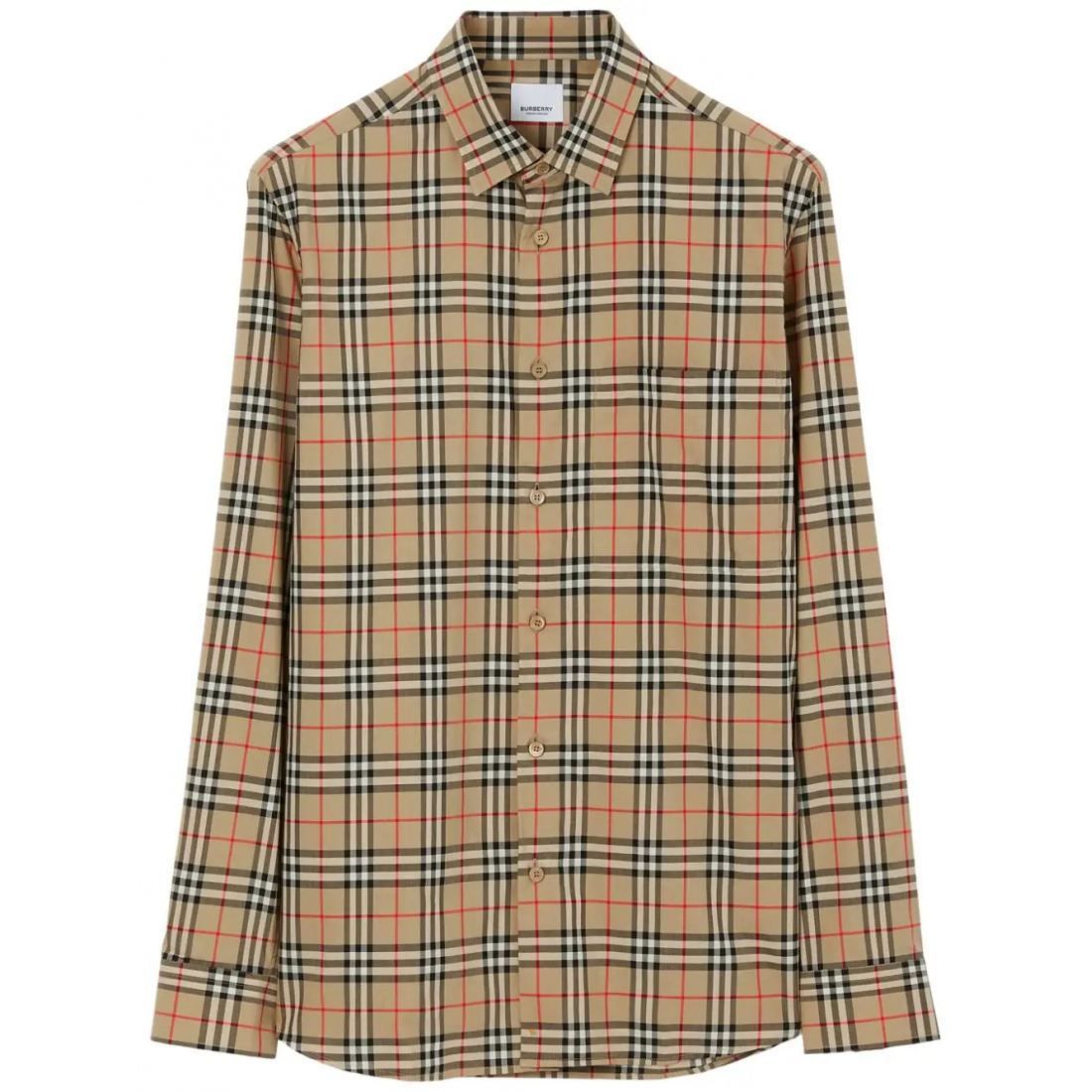 'Vintage Check-Pattern' Hemd für Herren