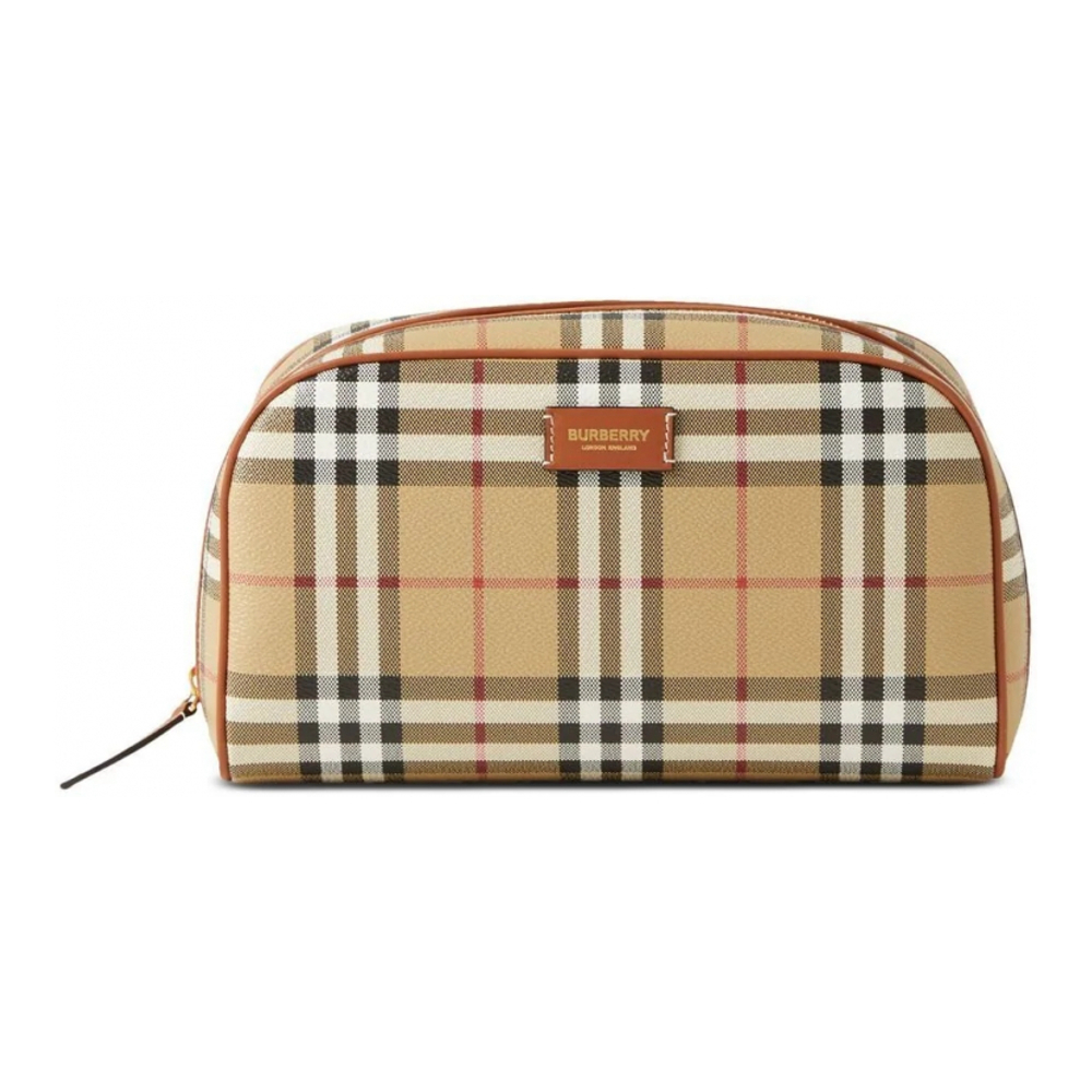 Women's 'Medium Check Travel' Pouch