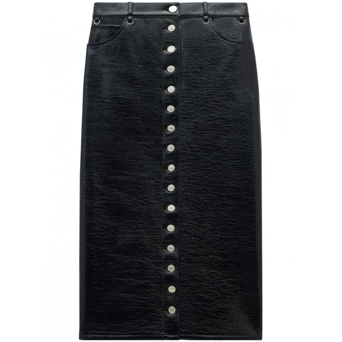 Women's 'Multiflex Patent-Finish' Midi Skirt