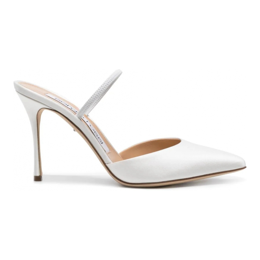 Women's 'Godiva Bridal' High Heel Mules