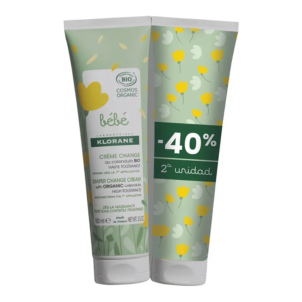 'Bébé BIO' Creme für den Windelwechsel - 100 ml, 2 Stücke