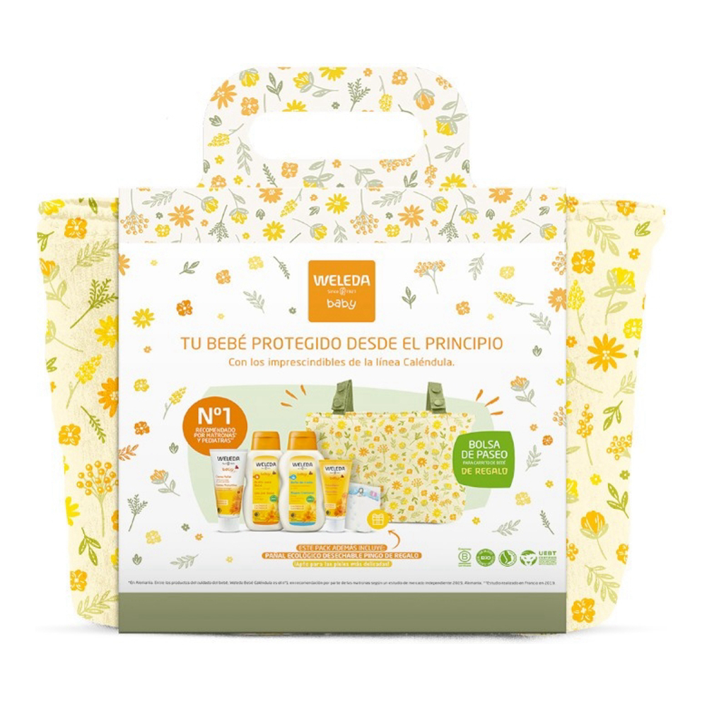 Coffret de soins de la peau 'Baby Calendula' - 5 Pièces