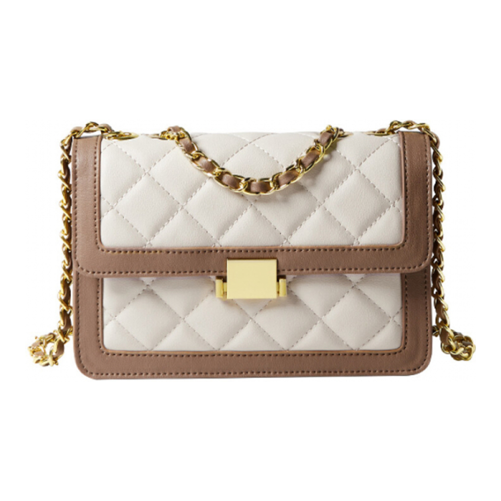 'Luxe Diamond-Quilted Chain' Schultertasche für Damen