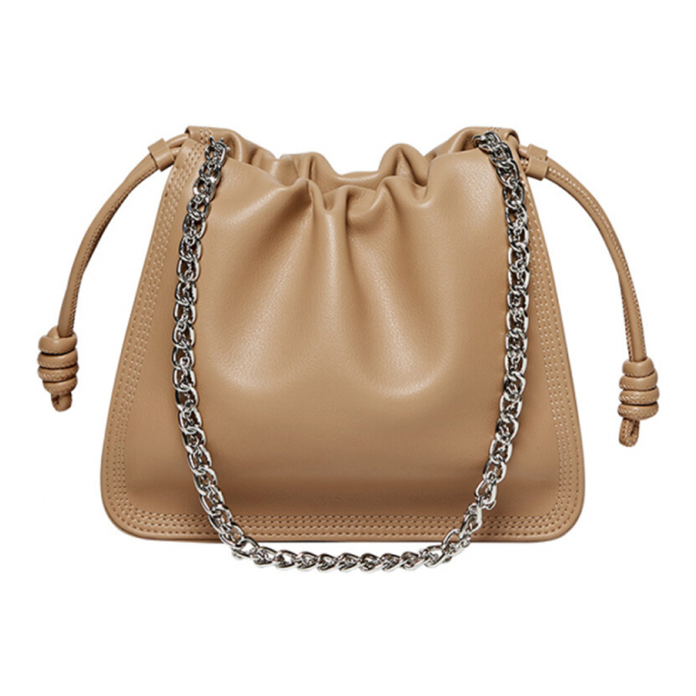 Women's 'Chain Strap Drawstring' Bucket Bag