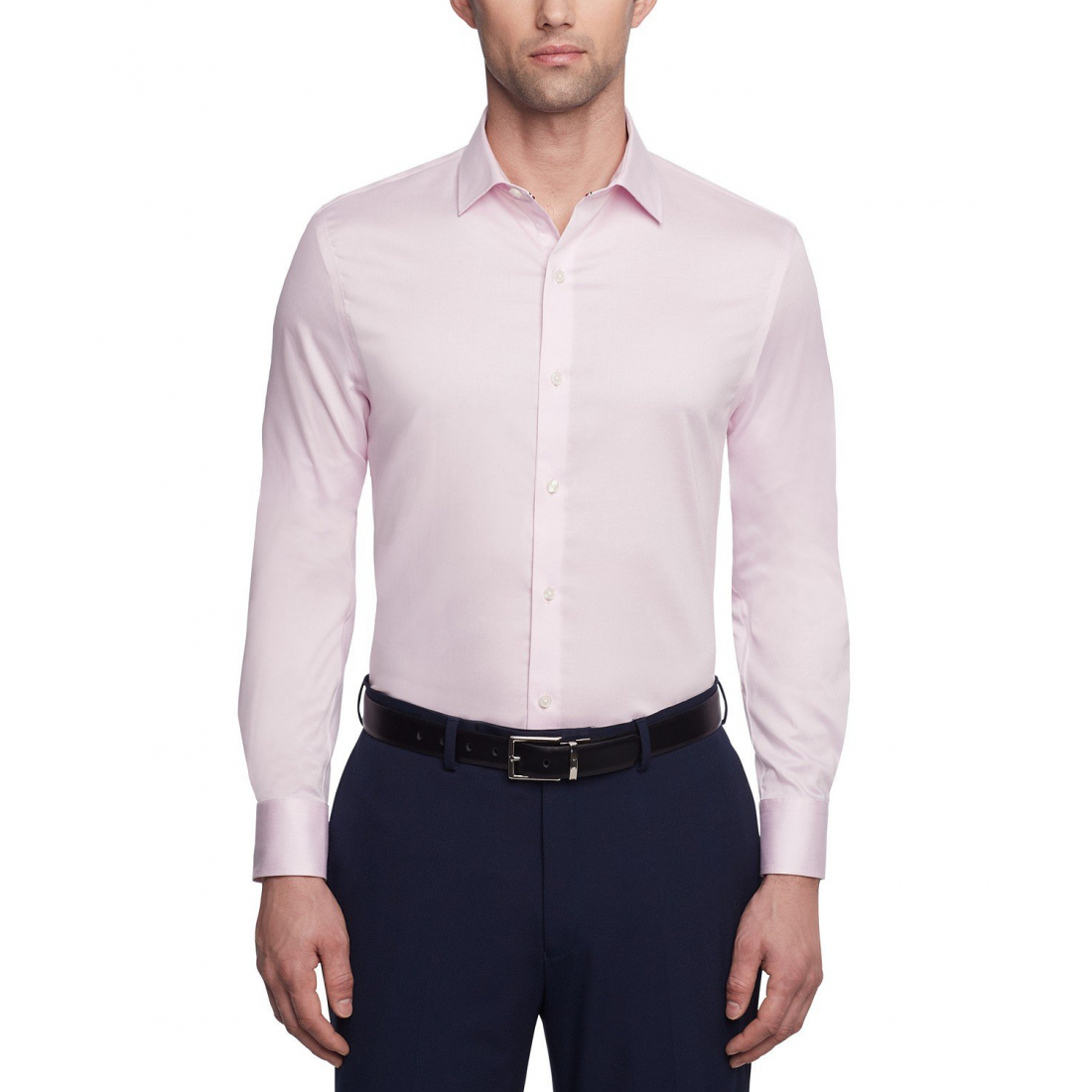 Flex Regular Fit Wrinkle Free Stretch Twill Dress Shirt für Herren