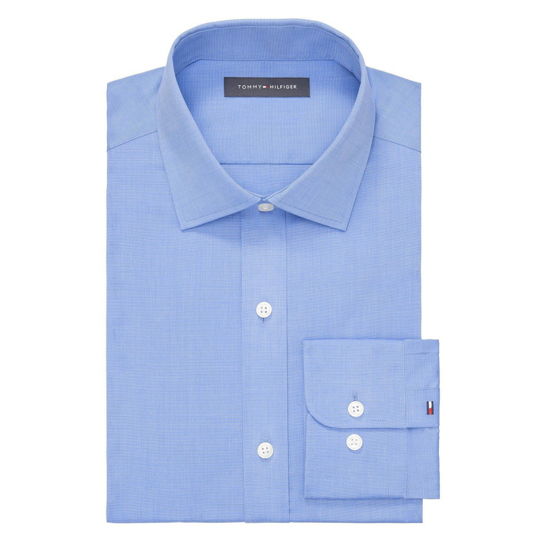 Men's TH Flex Essentials Wrinkle Free Stretch Regular-Fit Dress Shirt