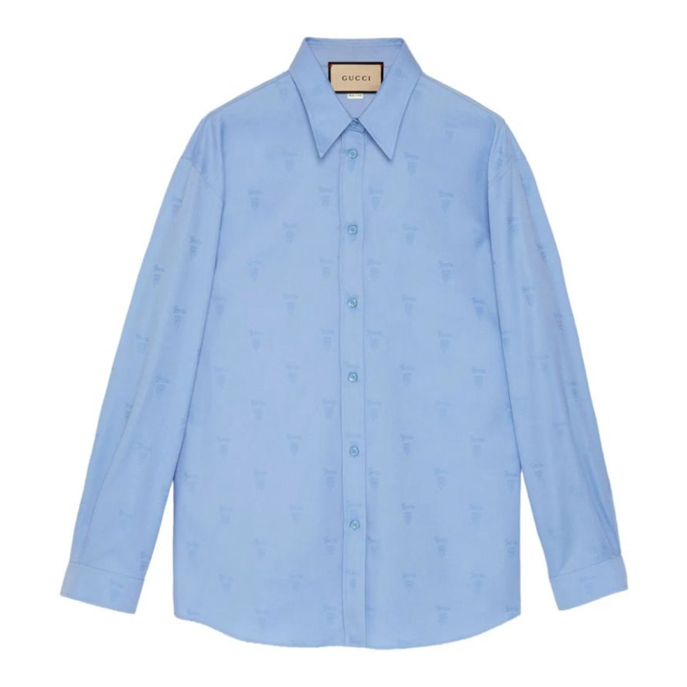 Chemise 'Logo Oxford' pour Femmes