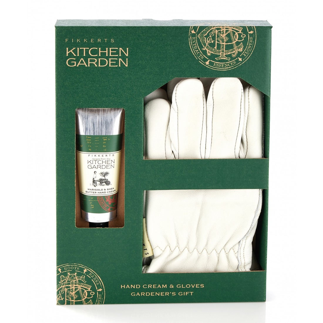 'Kitchen Garden' Gloves, Hand Cream - 75 ml, 2 Pieces