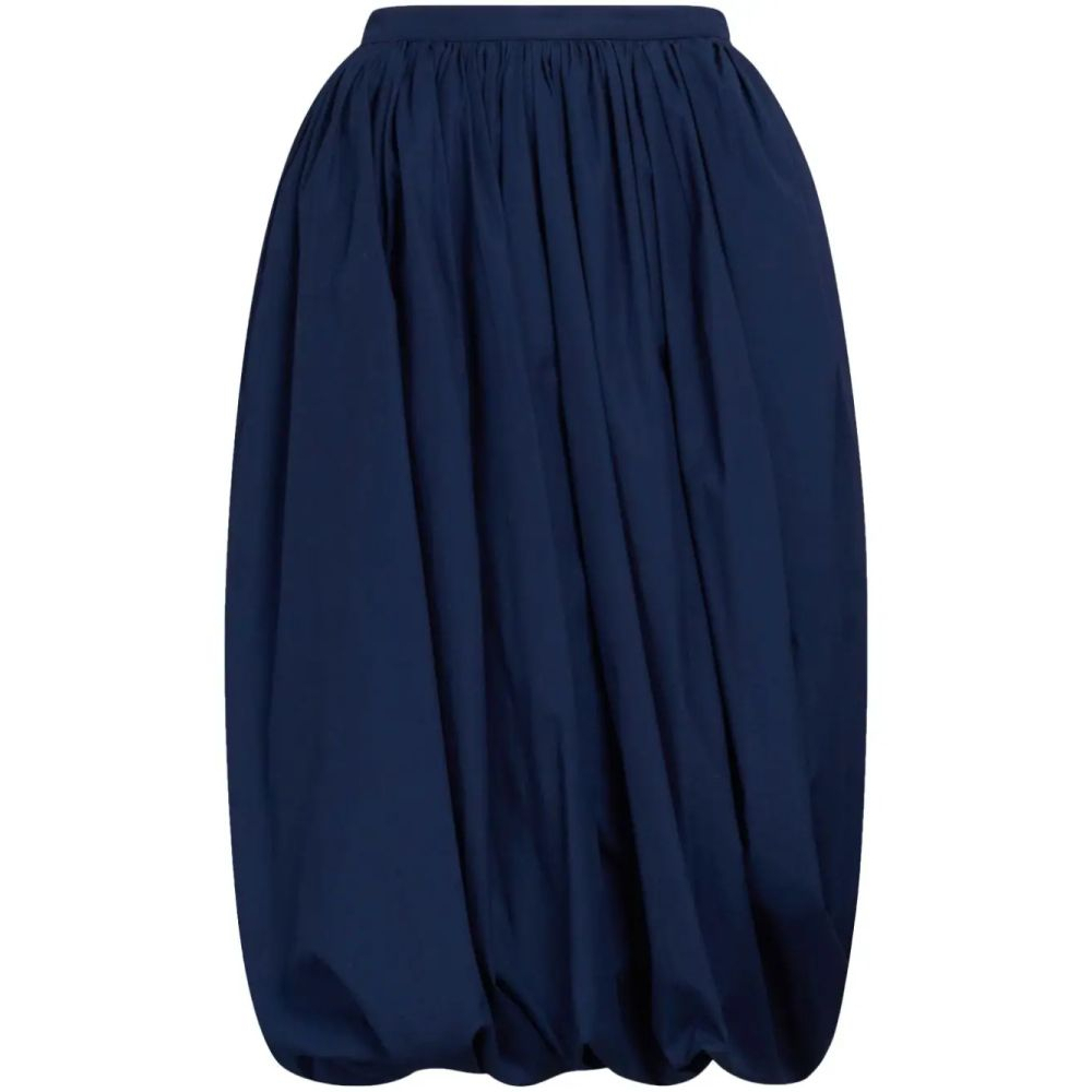 Women's 'Puffball-Hem Pleated' Midi Skirt