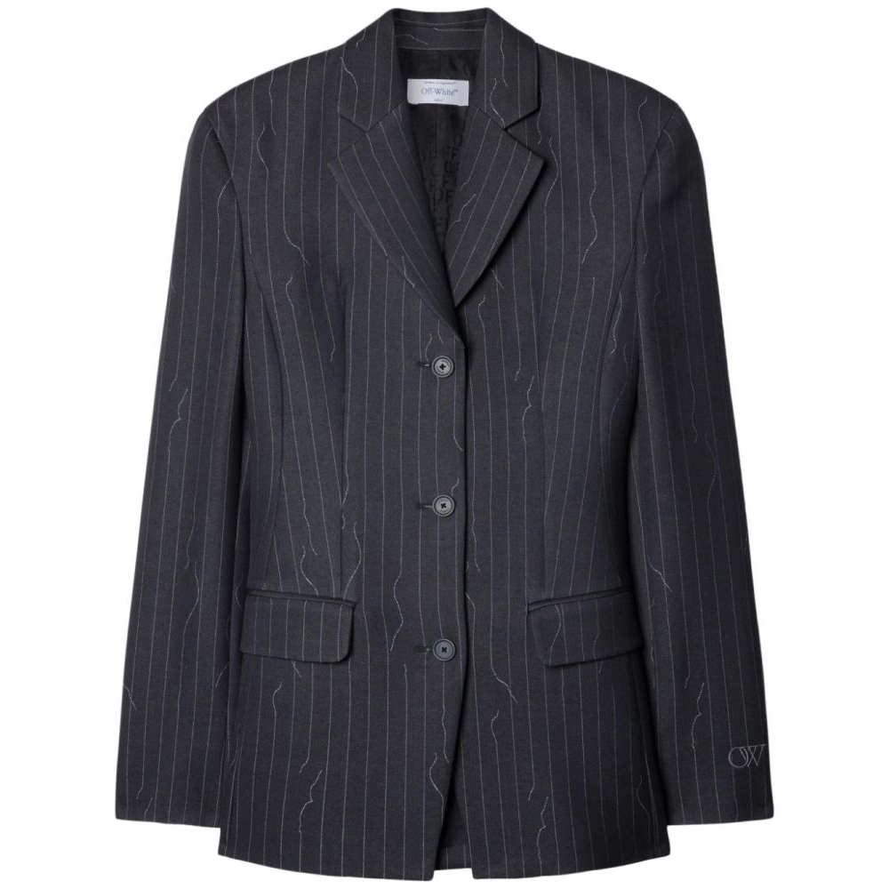 'Pinstripe-Pattern' Klassischer Blazer für Damen