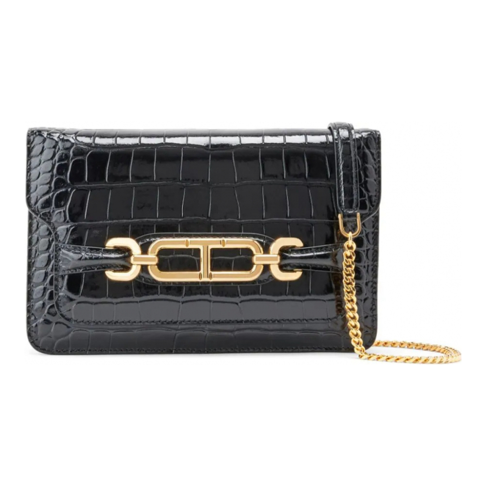 Women's 'Whitney Crocodile-Effect' Shoulder Bag