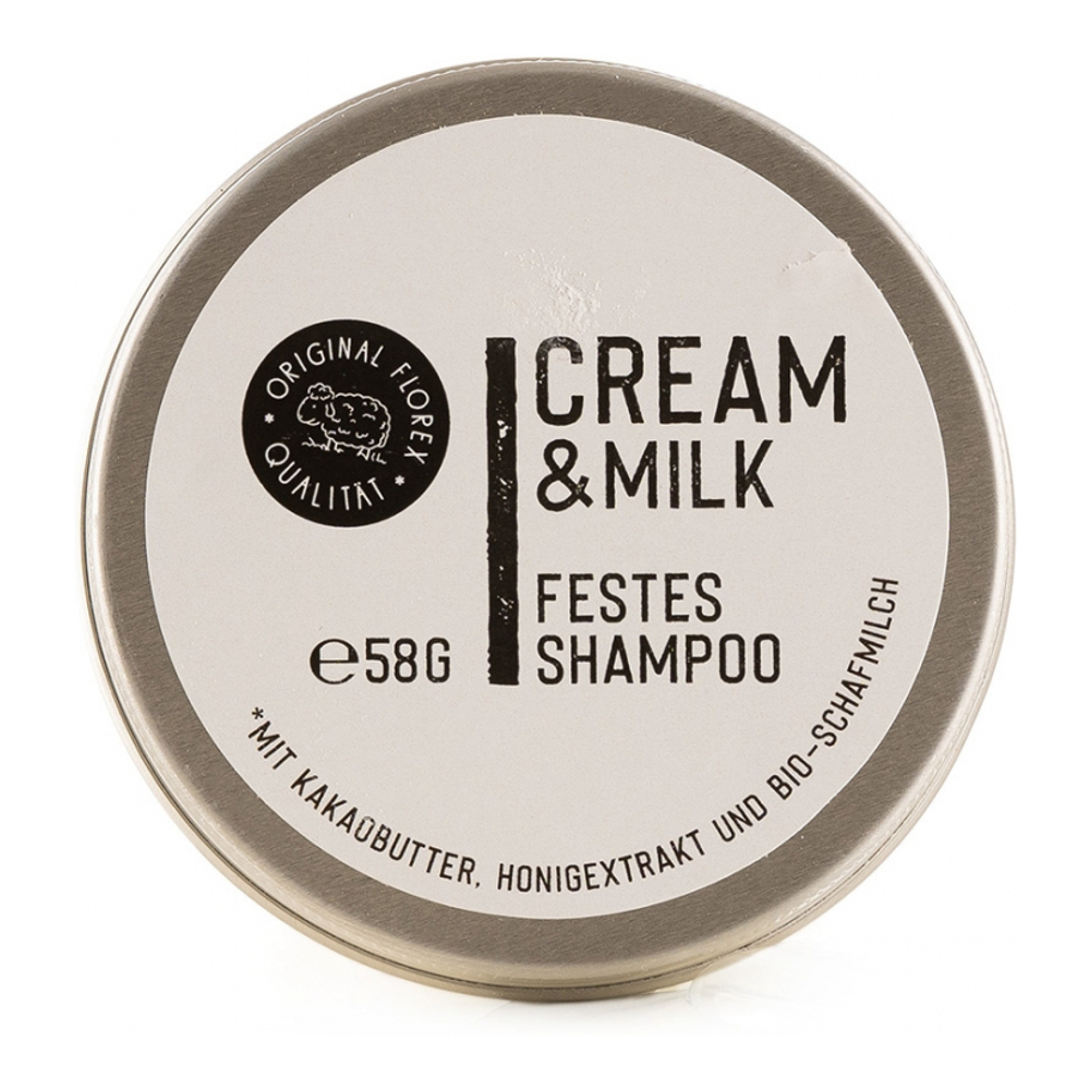 'Cream & Milk' Solid Shampoo - 58 g