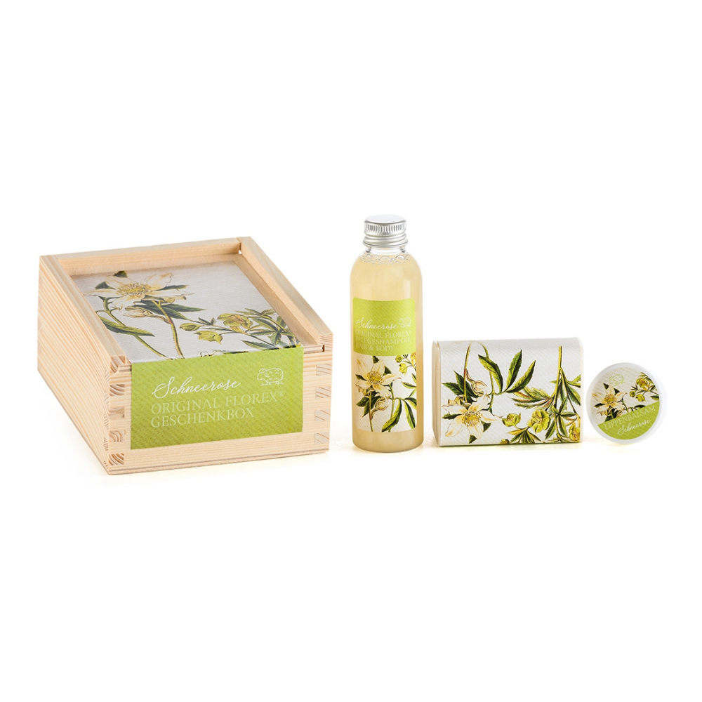 'Snow Rose Sheep Milk Nostalgia' Body Care Set - 3 Pieces