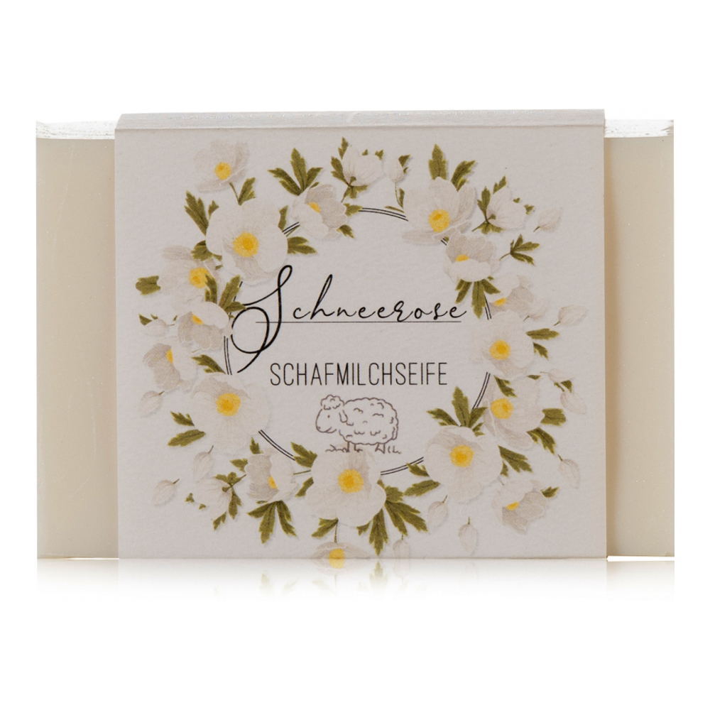 'Sheep's Milk Snow Rose Unique A' Bar Soap - 150 g