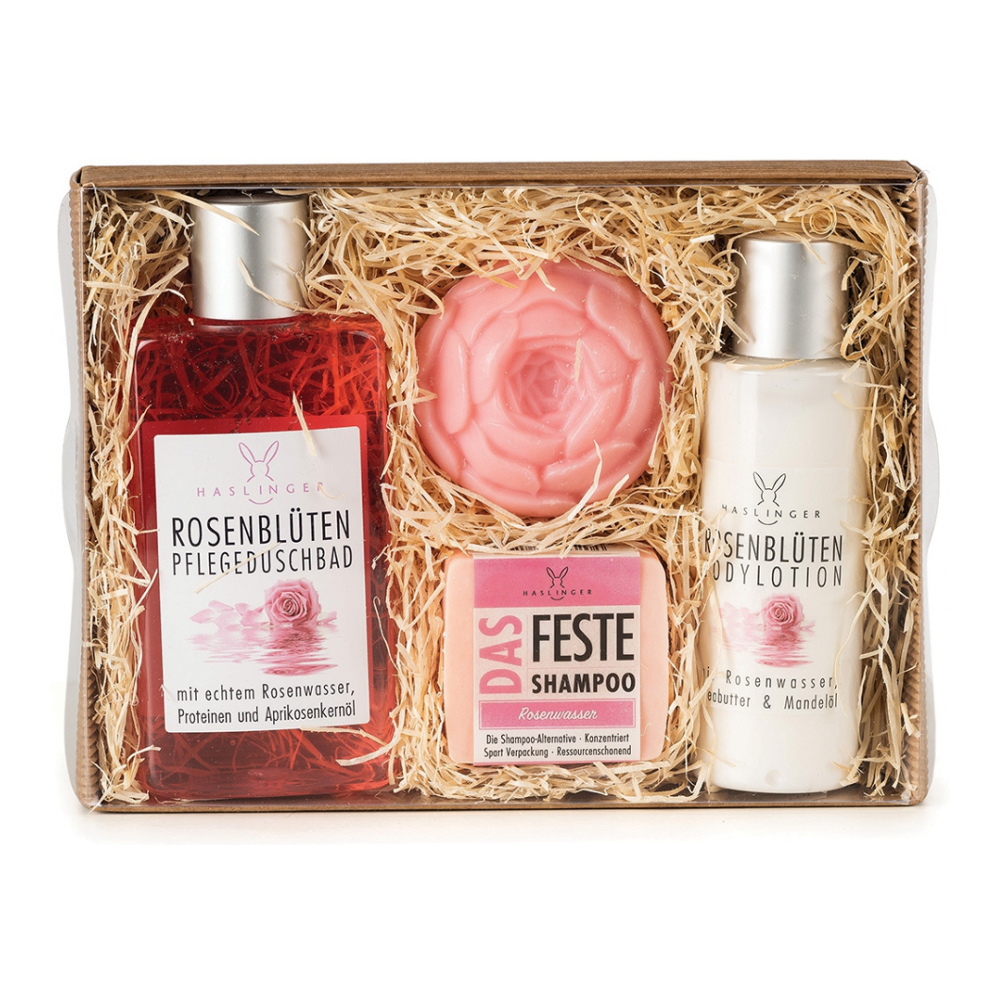 'Rose Flower' Body Care Set - 4 Pieces