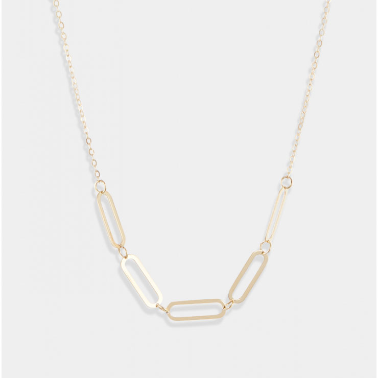 Women's 'Minimalist Paperclip' Necklace