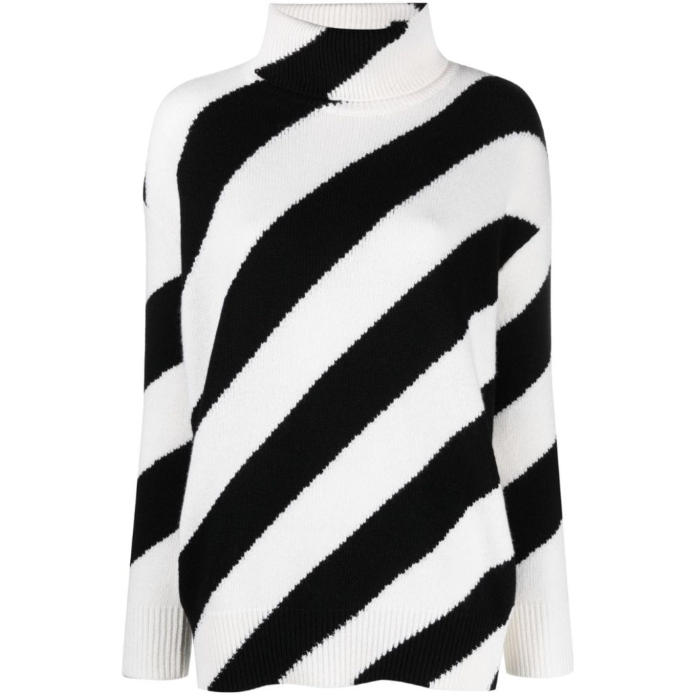 Women's 'Striped' Turtleneck Sweater