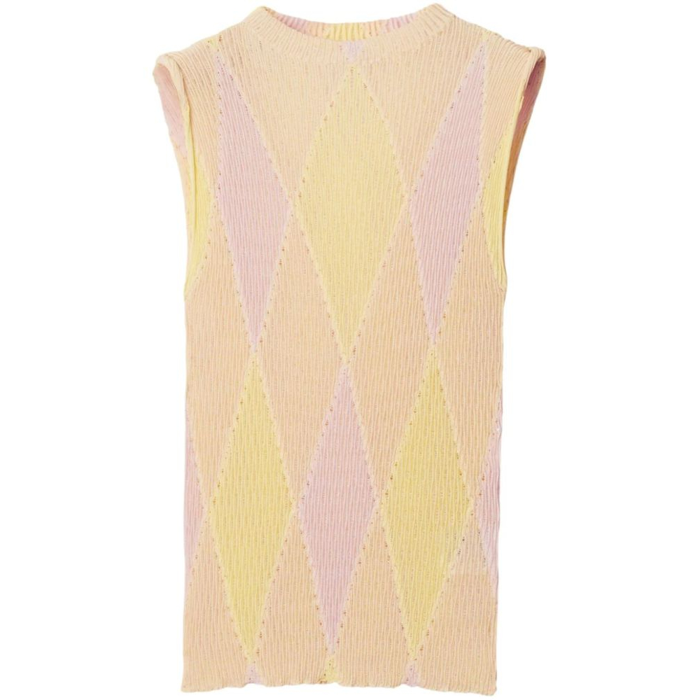 Women's 'Argyle' Sleeveless Top