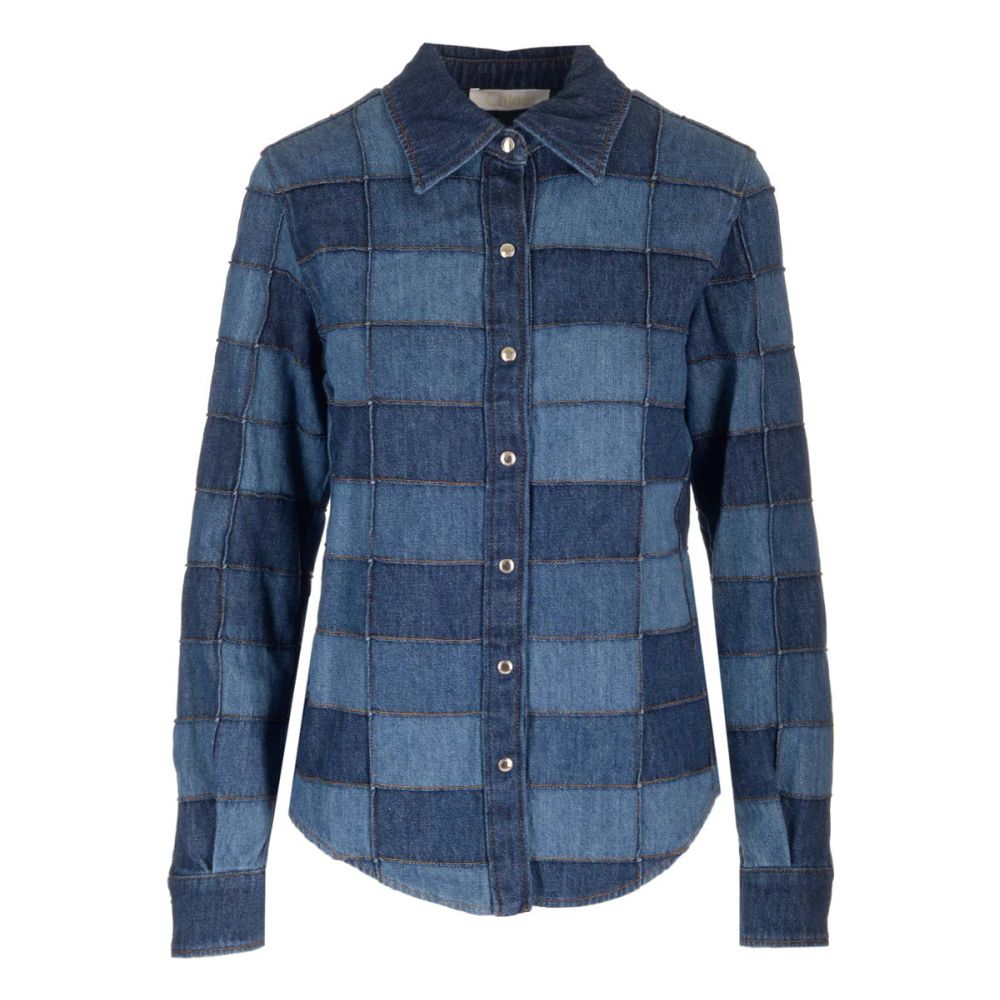 Women's 'Patchwork' Denim Shirt