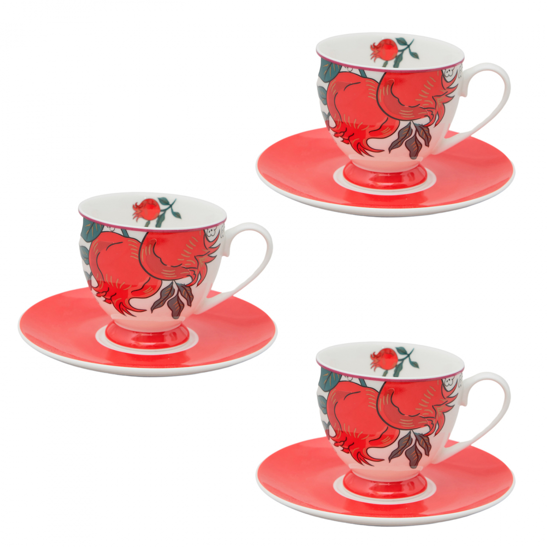 'Alice' Tea Set - 150 ml, 3 Pieces