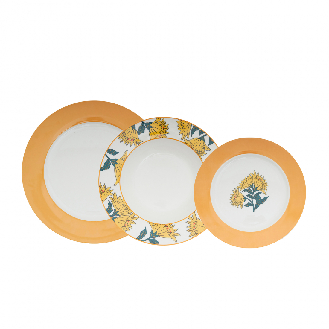 'Alice' Plate Set - 3 Pieces