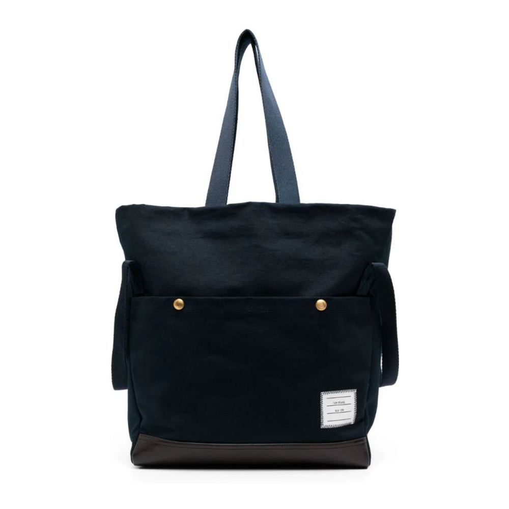 Men's 'Logo-Patch' Tote Bag