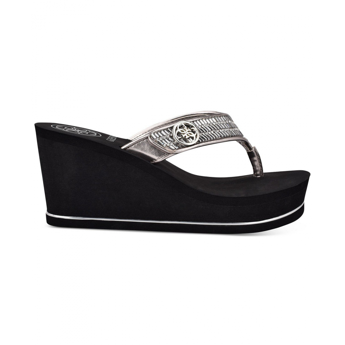 Women's 'Sarraly Eva Logo' Wedge Sandals