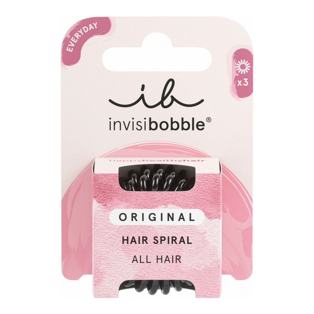 Set de Élastique pour cheveux 'Original' - True Black 3 Pièces